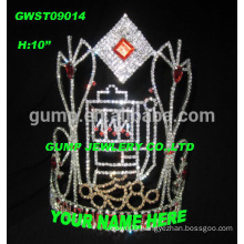 Tall Colorful Customized Tiara and Crown With Any Logo